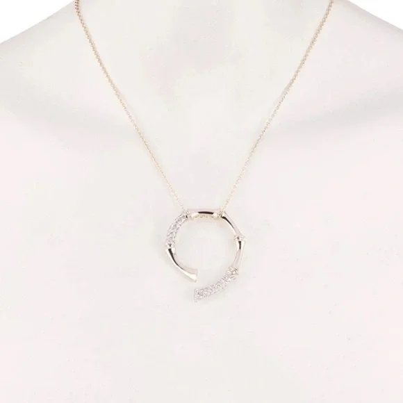 Alexis Bittar Elegant Gold and Silver Necklace - Picture 1 of 3